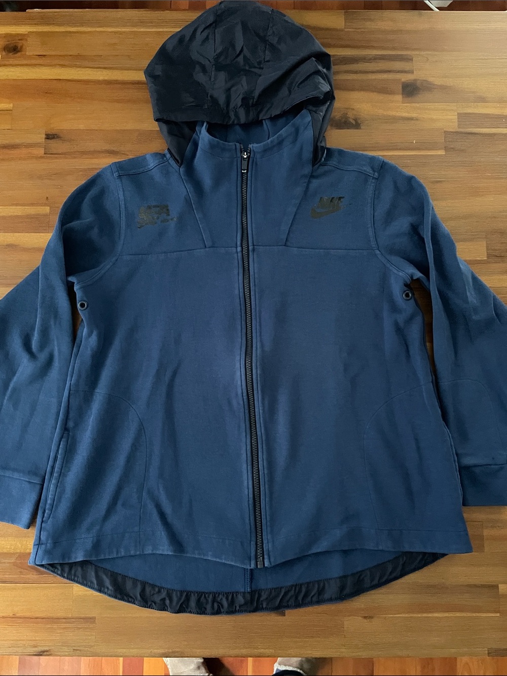 USA Hockey Nike Navy & Black Hooded Full-Zip Jacket